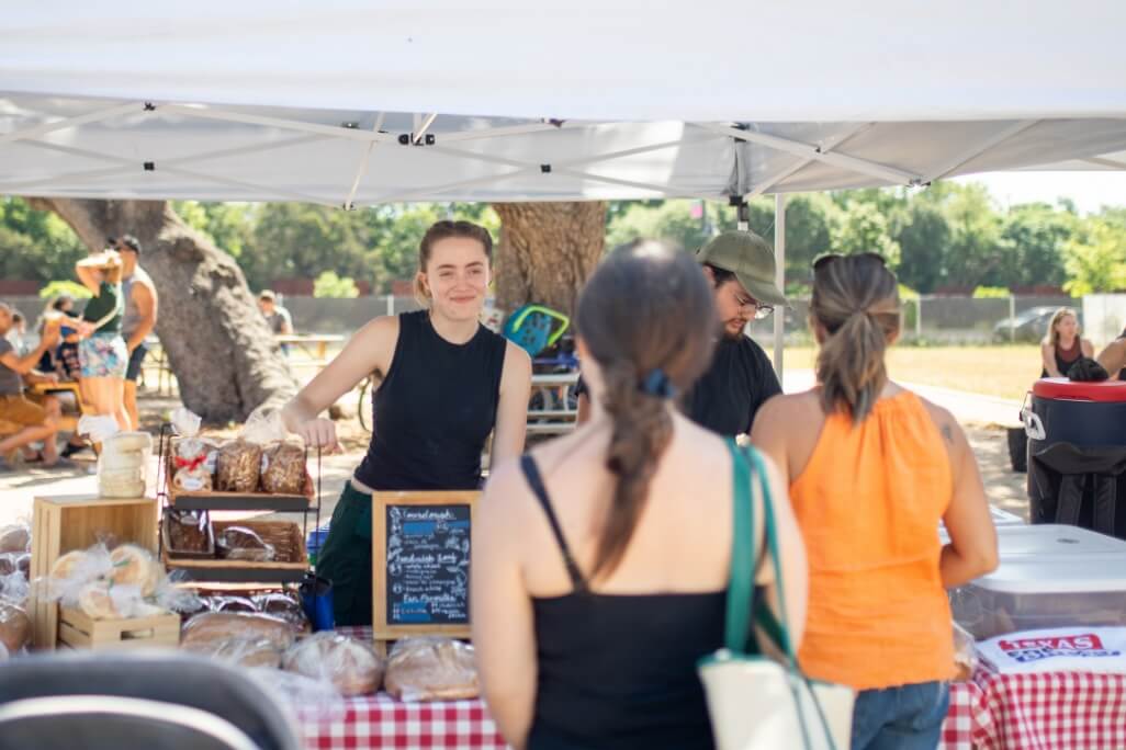 Texas Farmers Market vendor