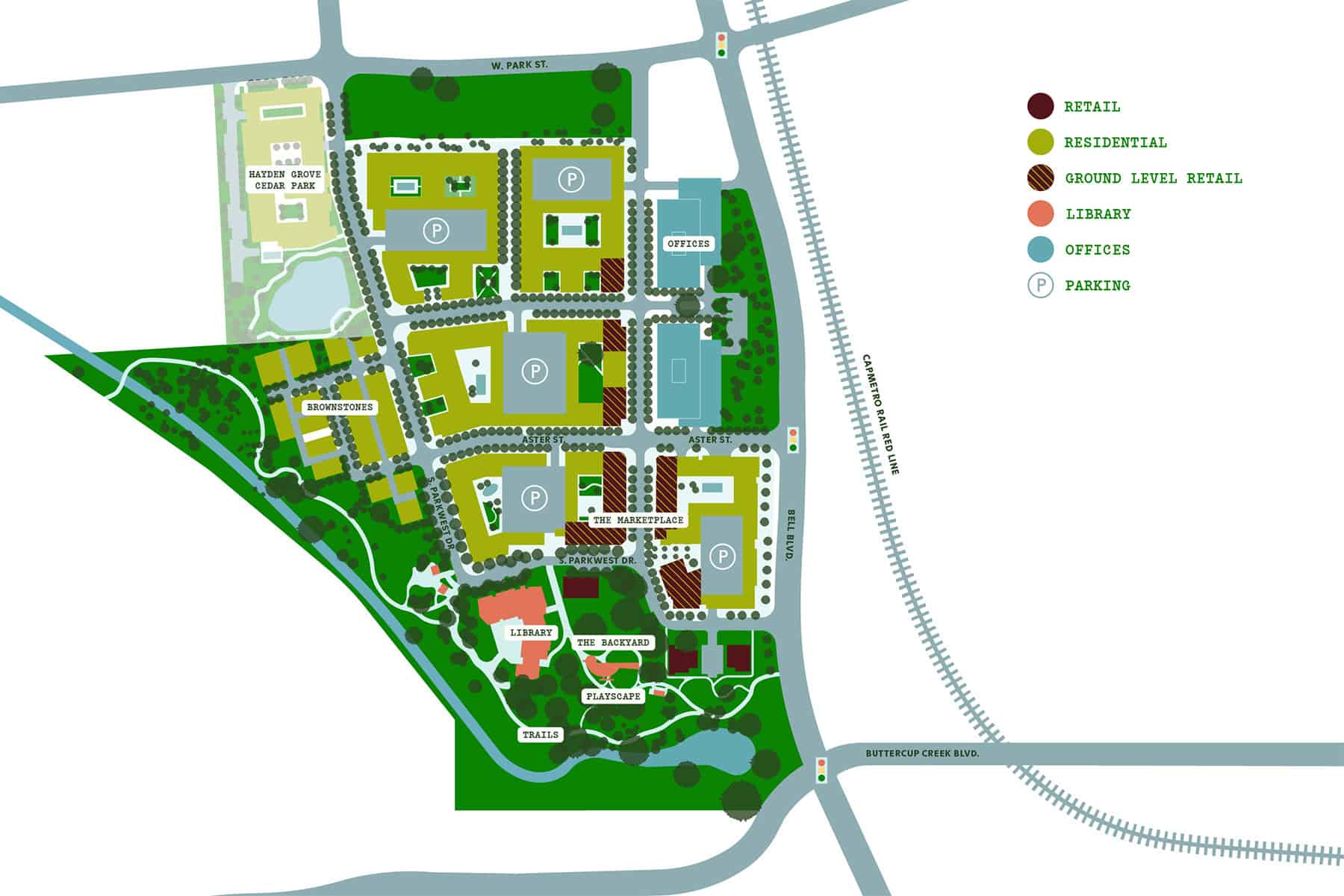 Bell District Map Layout and Amenities